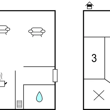 Three-bedroom Holiday With A Fireplace 05 別荘